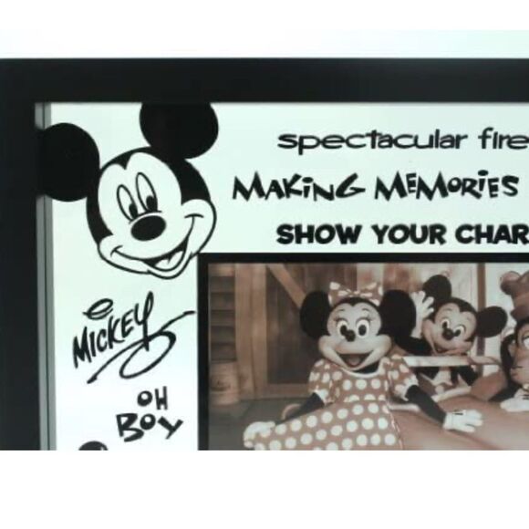NIB DISNEY PARKS FLOAT FRAME 4x6 - Picture 2 of 7